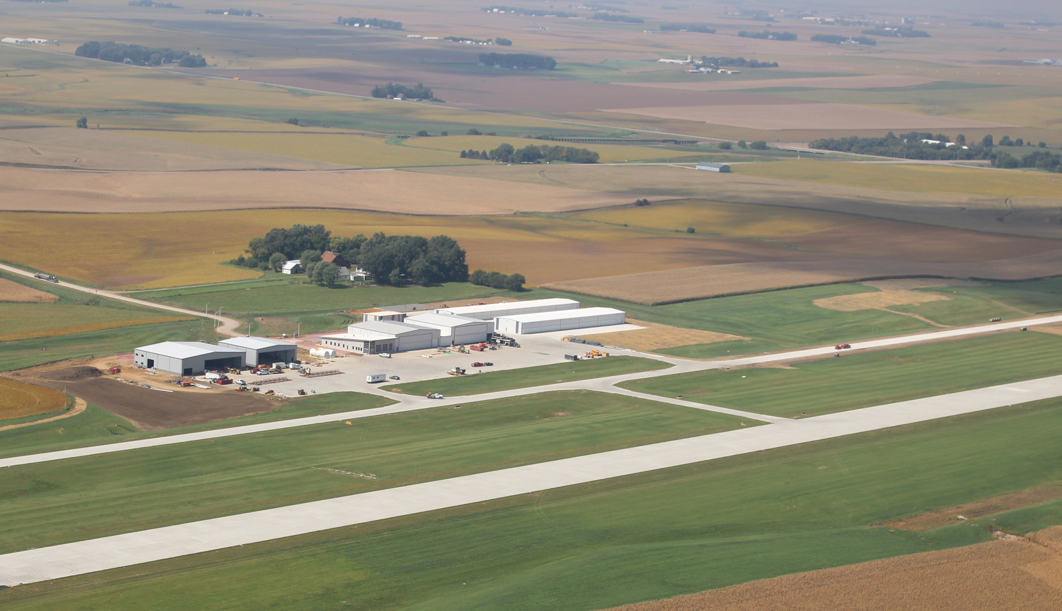 Aerial photo of Sioux County Regional Airport